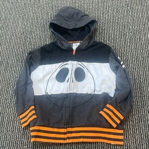 Boys zip up hoodie Jack Skellington size 7/8